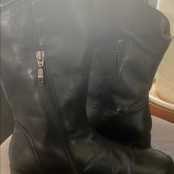 Spring Step Black Winter Boots Durable Leather - Picture 5 of 5